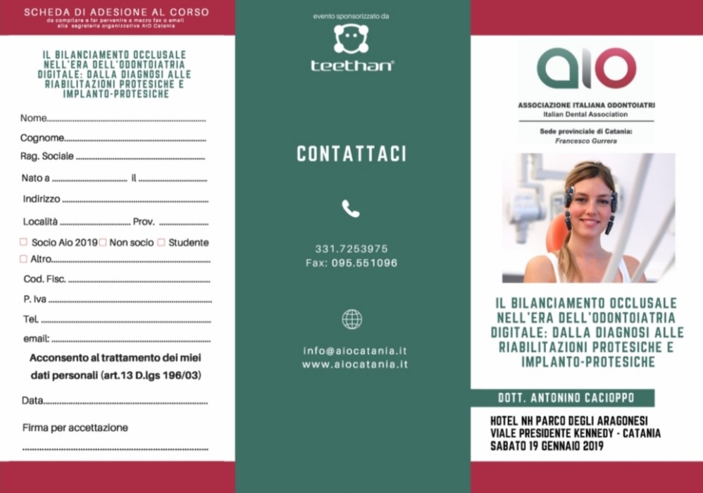 AIO Catania Teethan dott. Cacioppo 19 gennaio 2019