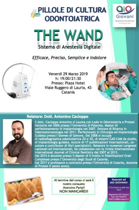 AIOGIOVANI 29 MARZO THE WAND DOTT. CACIOPPO
